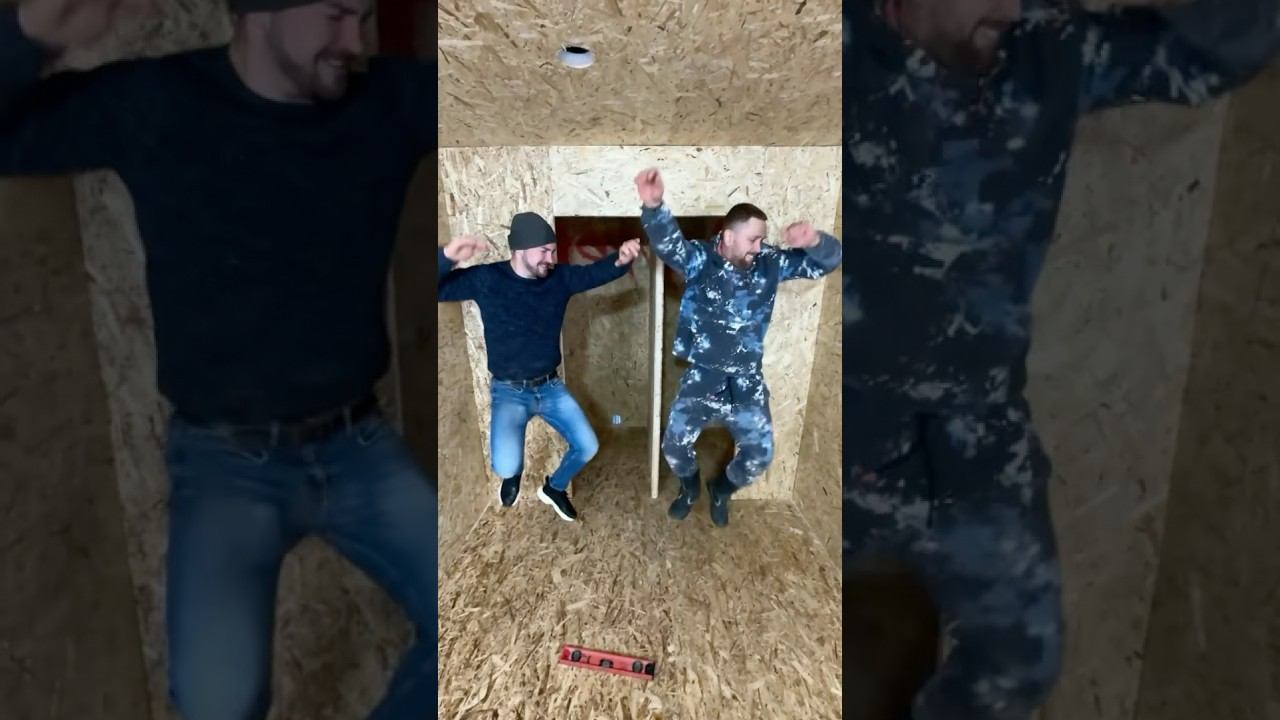 Funk Estranho (super slowed) на стройке подземного бункера из морского контейнера #тренды #music