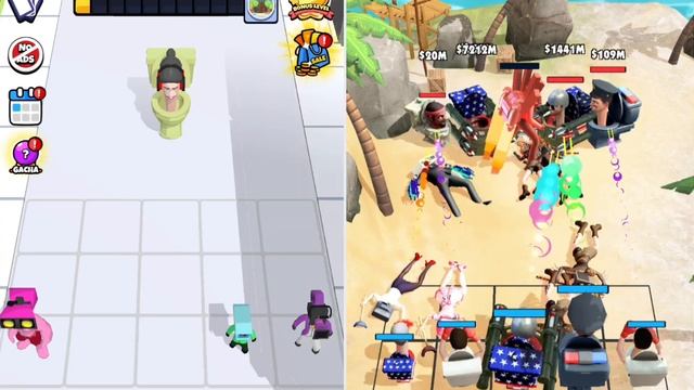 TV Woman Toilet Camera P6 VS Merge Toilet: Skibidi Vs Camera ✨ Skibydy Monster Battle Gameplay Max