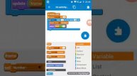 Покадровая анимация. Sketchware.