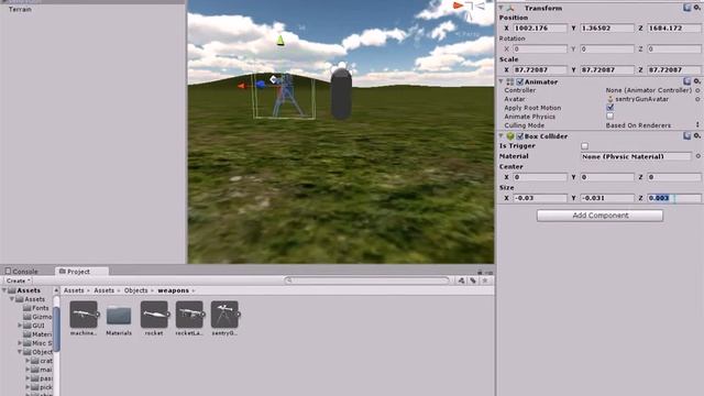 Противник в UNITY 3D