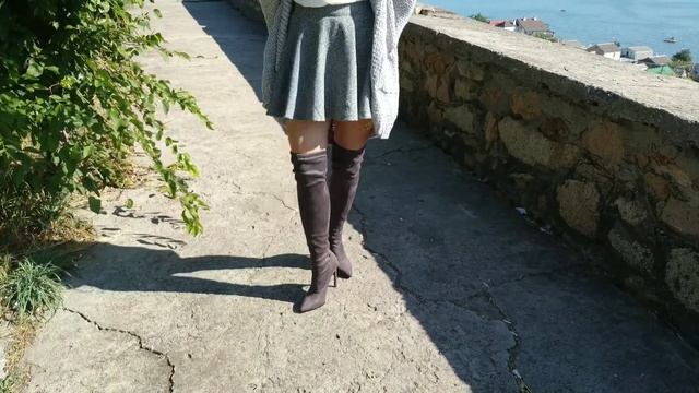 Сапоги-ботфорты с AliExpress!👌Подписывайтесь!💫 FOLLOW ME!🥰