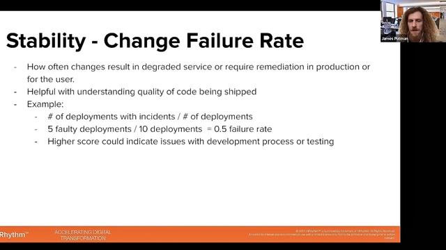 Lightning Talk / DORA Metrics / September 7th 2023 / James Putman