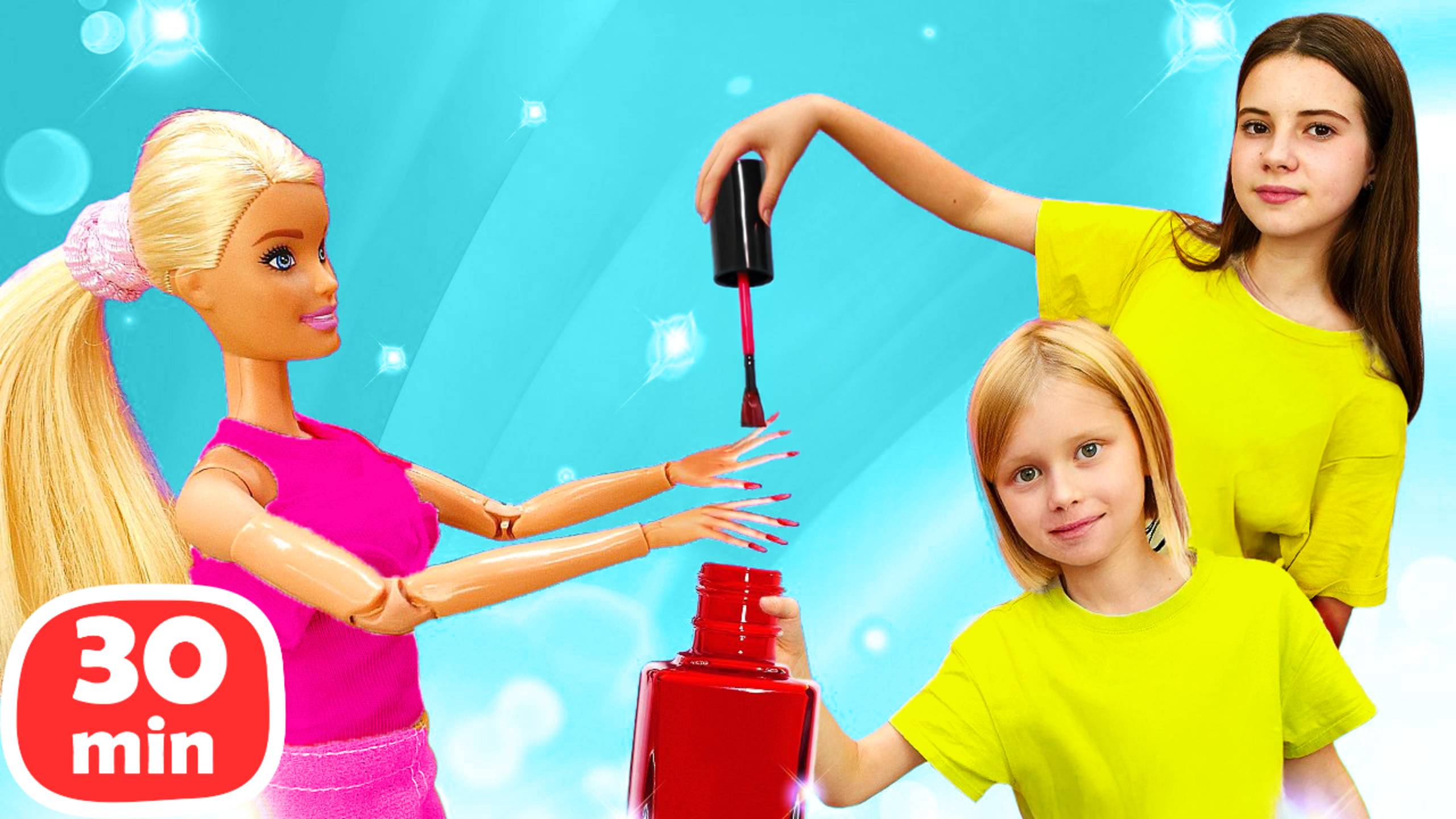 Забавные истории с Куклой Барби в одном видео! Видео для девочек