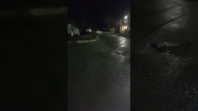 Гуляем ночью с котом,нашли второе послание от кошки 😹🌸😻