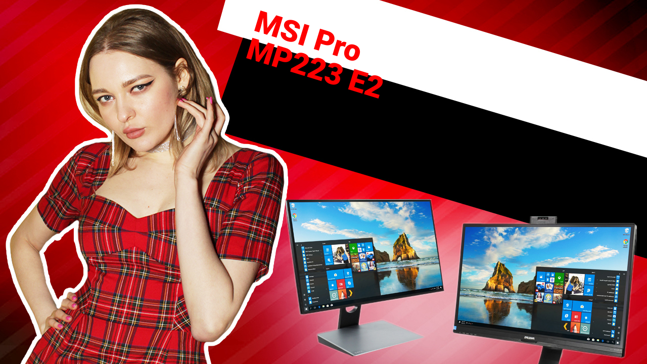 НИКС Компьютерный Супермаркет: видео про ЖК-монитор 21.4" MSI Pro MP223 E2