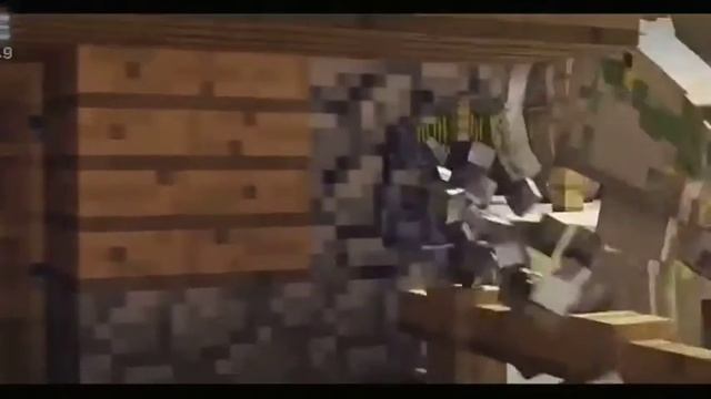 Прикольная анимация по майнкрафту