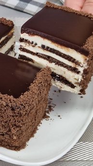 Божественно вкусный торт за 1 минуту | vkusnoprostobystro | #shorts #торты #рецепты