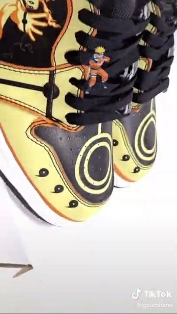 Naruto Nine-Tails Shoes Chakra Mode Costume Anime Sneakers| GearAnime | Gearanime.com