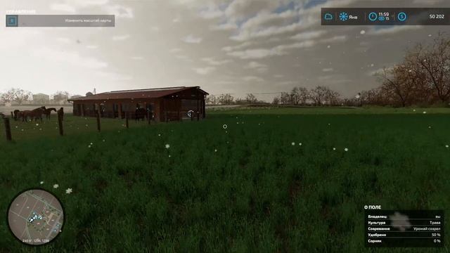 Идет снег, а на дворе почти лето: Farming Simulator 22