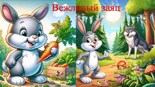 Вежливый заяц  ВИДЕО СКАЗКА ДЛЯ ВСЕХ