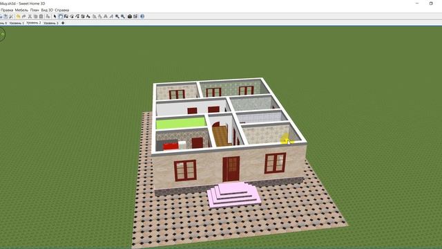 11.60×14 3 Сотих Ерга Чиройли Уй Лойихаси
