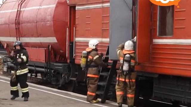 Учения на железнодорожном вокзале