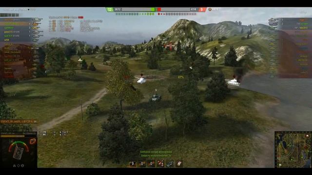 World of Tanks Bat Chatillon 25t wot best replays - батчат защитник тараном на 99% Epic WoT Battle