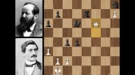 7-я партия Ласкер - Стейниц, матч на первенство мира 1894 года, Нью-Йорк. (1-0)