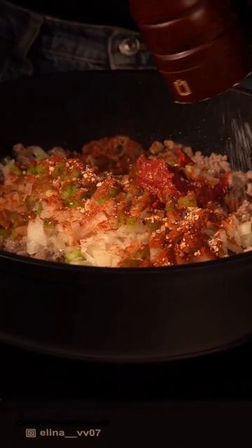 🥔 Картофельно-мясной рулет.