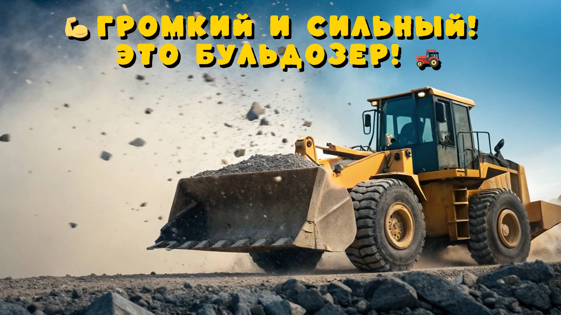 ПЕСНЯ ПРО БУЛЬДОЗЕР · Детская песенка про машинки · Строительная техника для малышей