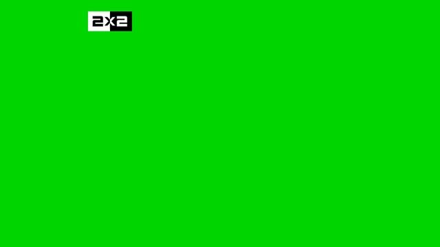 [Лаймовый хромокей] анимированные логотипы 2x2 (03.08.2023)