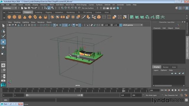 04 06 Сокрытие и показ объектов Autodesk Maya