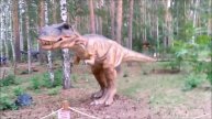 Большие Динозавры в Челябинске. Прикольное видео. Смотреть всем!