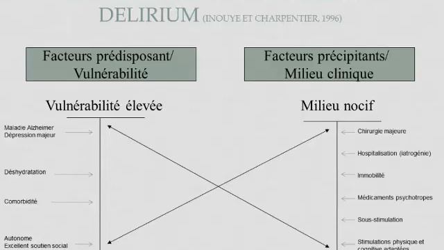 5- RADAR: qu'est-ce que le delirium?