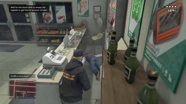 Grand Theft Auto V Police in the store