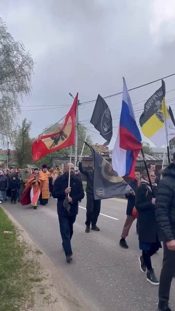 Отделение «Северный человек» Покров (Орехово-Зуево)организовали крестный ход в городе Покрове !!!