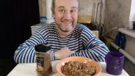 греча с морквой на обед. вкусно и полезно. мукбанг. обжор. еда на камеру. диета. шизофрения.