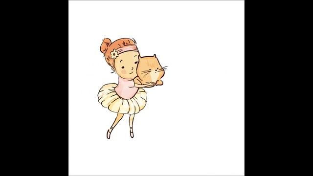 Анимация для AR  обои  Ballerine & Cat