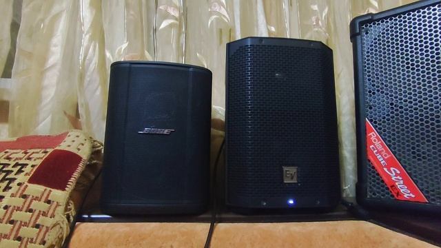 Bose S1 Pro Plus Vs Everse 8 - сравнение звука гитары и барабанов