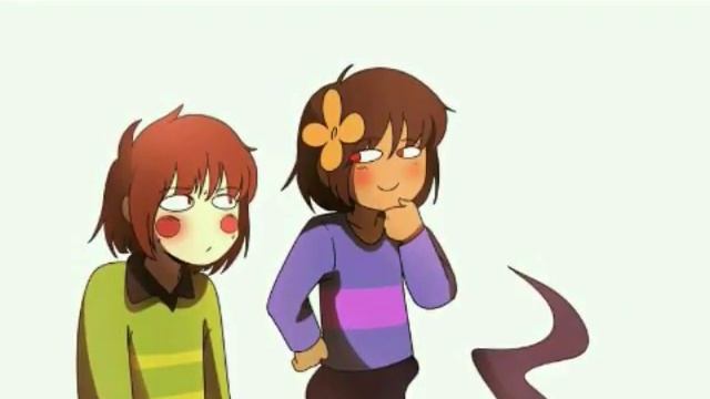 Underswap "А вы бы поцеловали призрака?"