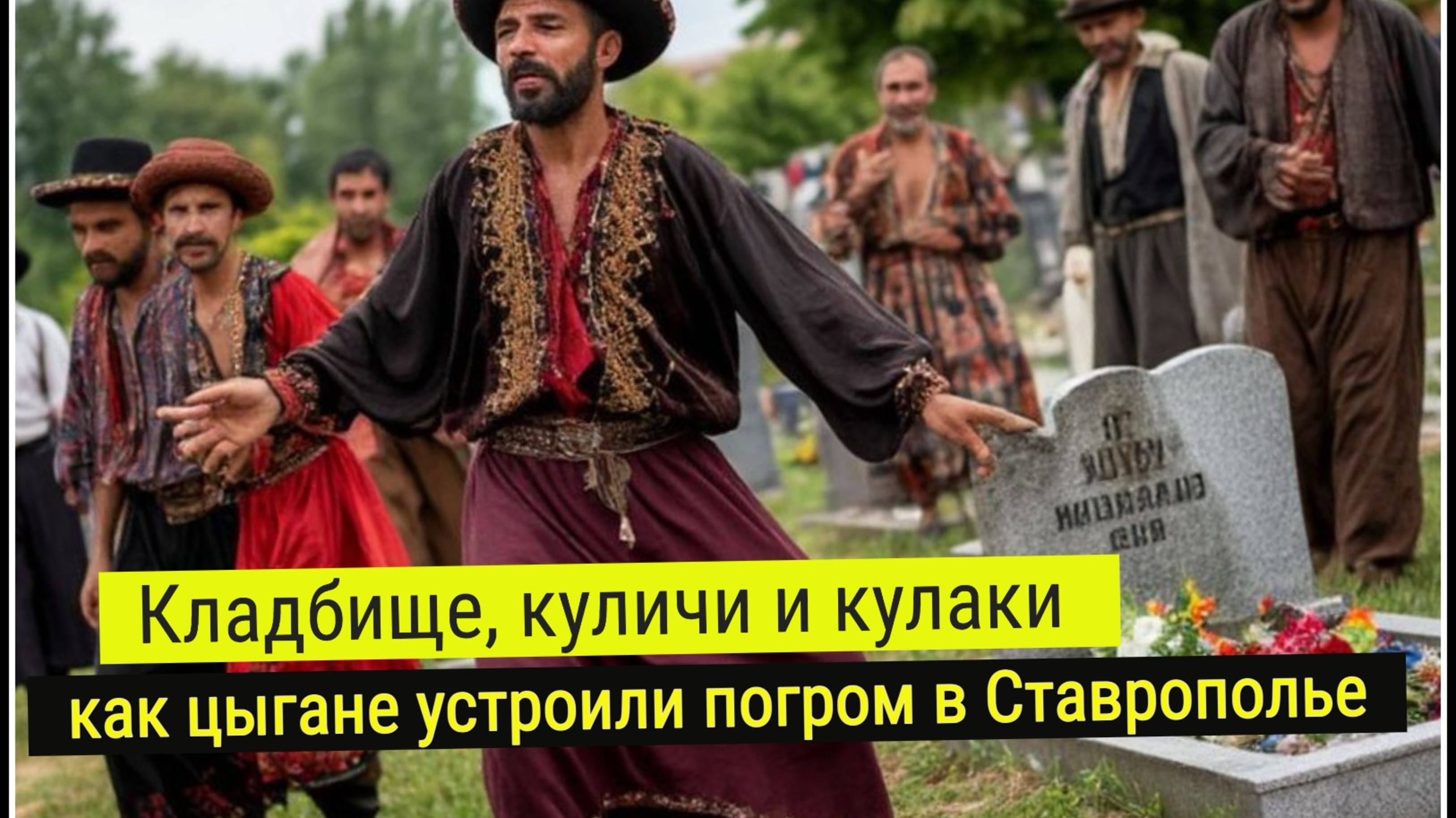 Новости Нападение цыган на полицию в Зеленокумске
