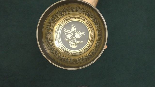 Поющая чаша Nepal Carving 20,3 см, Фа# 185 Гц, До# 542