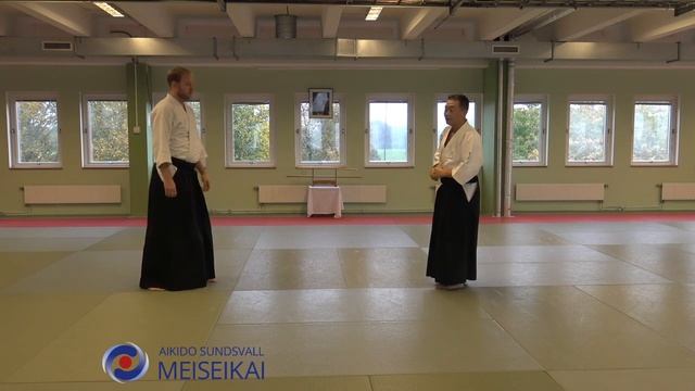 5 Aikido Ai Hanmi Ikkyo Omote Tall Person Shishiya Sensei Malmö, 2019