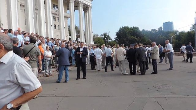 МОСКВА Сбор участников мероприятия в честь 80-летия Суворовских и Нахимовских училищ 19.08. 2023, П
