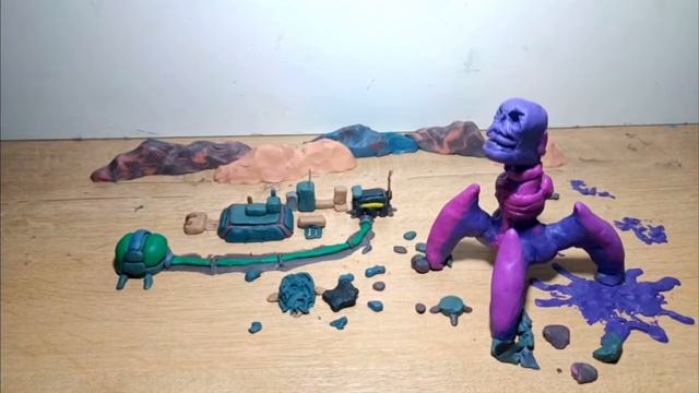 Purple monsters vs robots (episode 1)