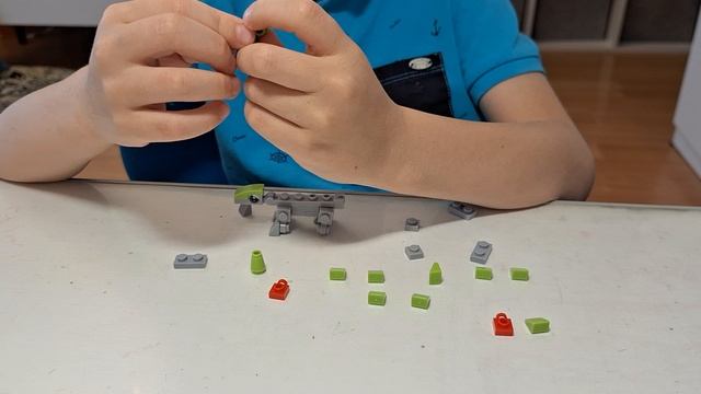 как собрать мини анкилозавра из lego