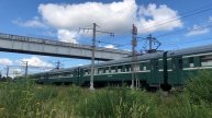 ЭР2К-980 «Лахта», поездом №7104, Приозерск – Санкт-Петербург. | Платформа Новая Охта.