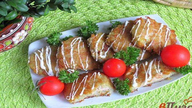 Драники с куриным фаршем
