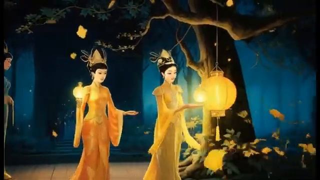 Lantern Spirits Echoes from the Gilded Court! 2 | AI-Generated  Video 313 #aivideo #aiart #ai