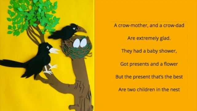 Вірші для малечі. A fairy tale about the crow family