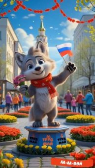 С праздником Мир Труд Май!