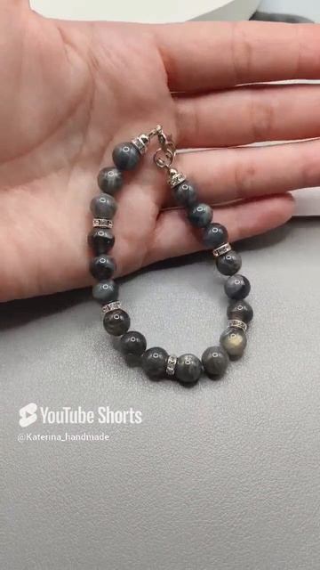 Браслет из лабрадорита