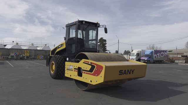 SANY SSR200C-8H 2022г.в. — обзор грунтового катка с наработкой 4095 м.ч.