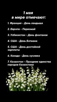 1 мая в мире отмечается #врек #вленту #популярное #праздник #празднуетпланета #май