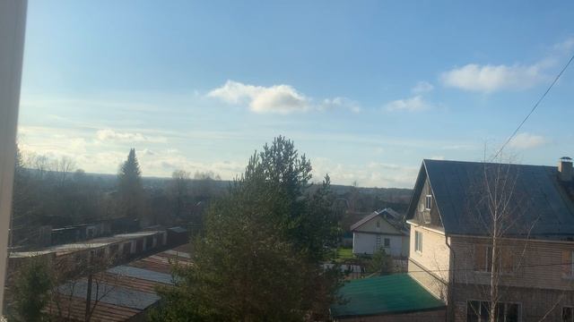 The weather outside the window in our village: Погода ч.4