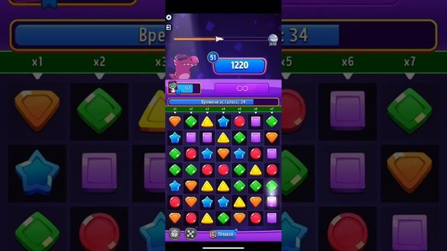 Прохождение Solo Challenge Cosmic Rush Crazy Columns 2650 | Match Masters