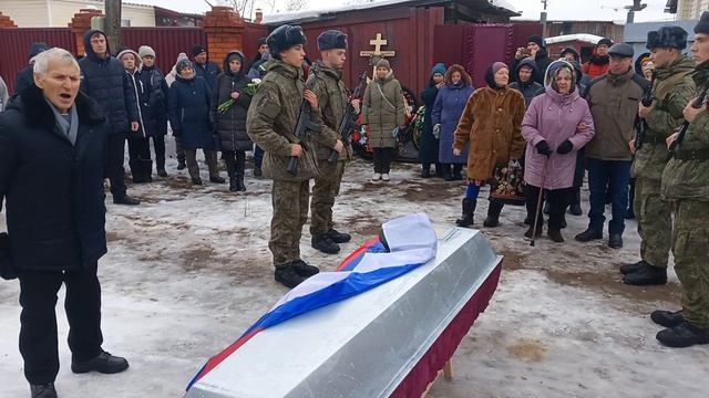 похороны бойца в Кокшайске