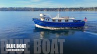 🚤 Кто-нибудь знает, как называется эта синяя лодка на озере Вашингтон?
