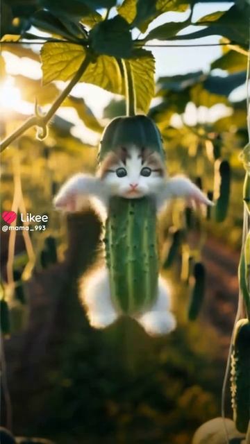 просто кото-огурец.