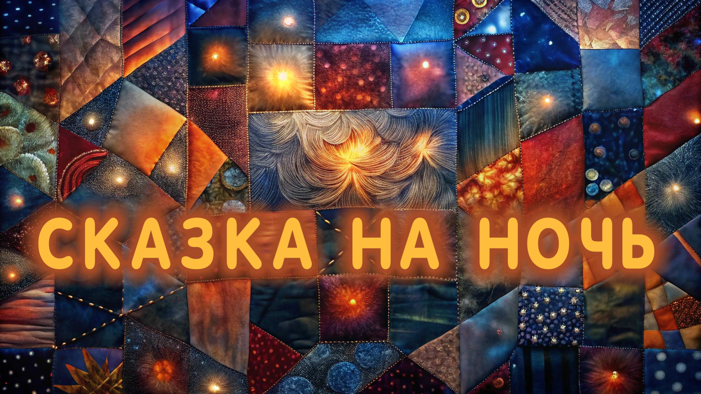 Сказка на ночь для детей. Лоскутное одеяло.